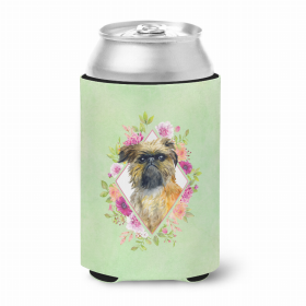 Brussels Griffon Green Flowers Portrait Can Hugger