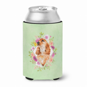 Chow Chow #2 Style #2 Green Flowers Portrait Can Hugger