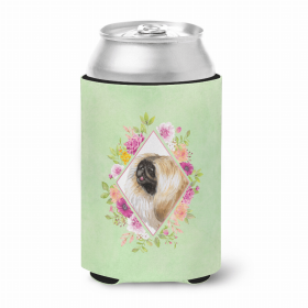 Pekingese Green Flowers Portrait Can Hugger