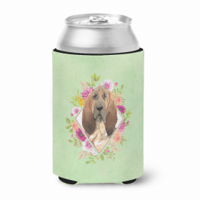 Bloodhound Green Flowers Portrait Can Hugger