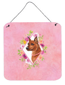 Min Pin Flowers Design Wall or Door Hanging Prints