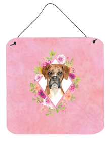 Boxer Flowers Design  Wall or Door Hanging Prints