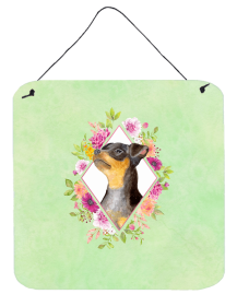 Min Pin 2 Flowers Design Wall or Door Hanging Prints