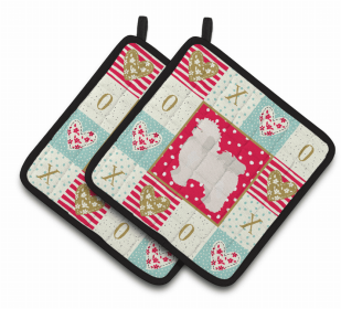 Bolognese XOXO Pair of Potholders