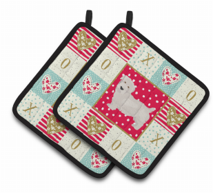 Glen of Imaal Terrier #2 XOXO Pair of Potholders