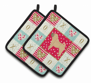 Shar Pei - Series 2 XOXO Pair of Potholders