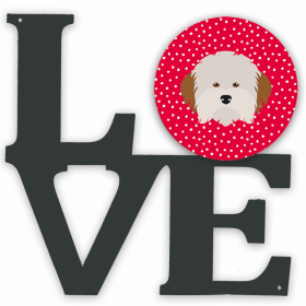 Havanese Metal Wall Artwork LOVE