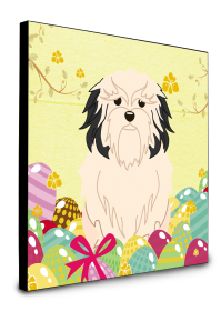 Lowchen Easter Eggs Wall Panel