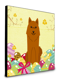 Karelian Bear Dog Easter Eggs Wall Panel