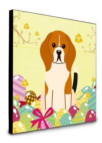 Beagle Easter Eggs Wall Panel