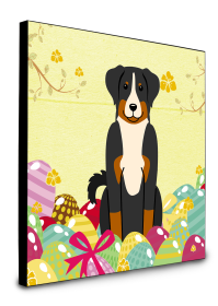 Appenzeller Sennenhund Easter Eggs Wall Panel