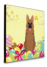 German Shepherd Easter Eggs Wall Panel