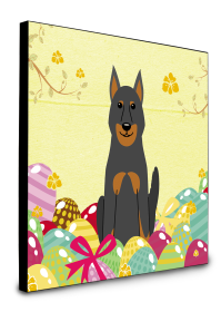 Beauce Shepherd Dog Easter Eggs Wall Panel