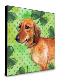 Dachshund St Patrick's Wall Panel