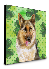 German Shepherd St Patrick's Wall Panel