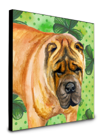 Shar Pei St Patrick's Wall Panel