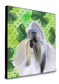 Shih Tzu St Patrick's Wall Panel