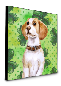 Beagle St Patrick's Wall Panel