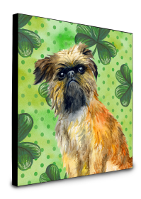 Brussels Griffon St Patrick's Wall Panel