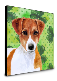 Jack Russell Terrier St Patrick's Wall Panel