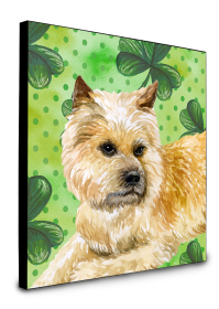 Cairn Terrier St Patrick's Wall Panel