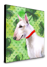 Bull Terrier St Patrick's Wall Panel