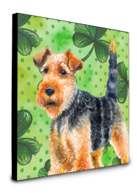 Welsh Terrier St Patrick's Wall Panel