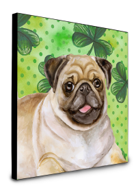 Pug St Patrick's Wall Panel