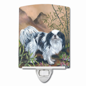 Japanese Chin Ceramic Night Light