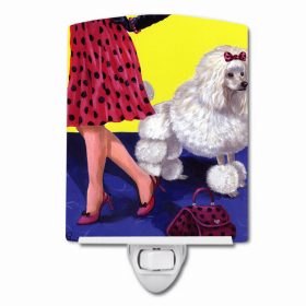 Poodle High Maintenance Ceramic Night Light