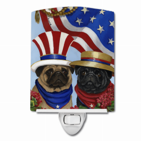 Pug USA Ceramic Night Light