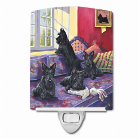 Scottish Terrier/Scottie Daybed Ceramic Night Light