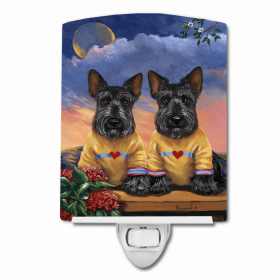 Scottish Terrier/Scottie Soulmates Ceramic Night Light