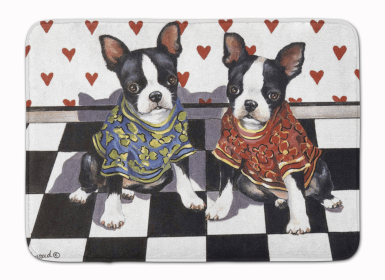 Boston Terrier Puppy Love Floor Mat