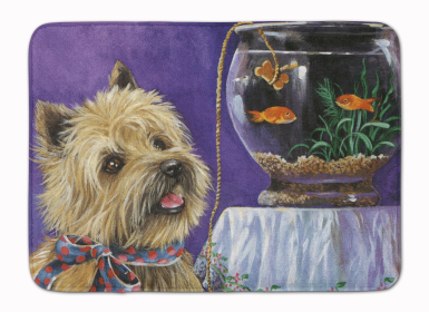 Cairn Terrier Gone Fishing Floor Mat