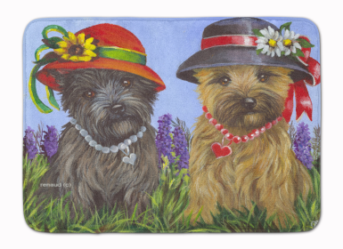 Cairn Terrier Sisters Floor Mat