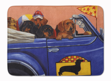 Dachshund Dachsmobile Floor Mat