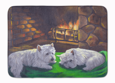 West Highland White Terrier/Westie A Winter's Night Floor Mat