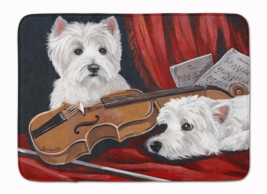 West Highland White Terrier/Westie Fiddlers Floor Mat