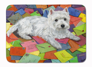 West Highland White Terrier/Westie Zoe's Mail Floor Mat