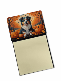 Australian Shepherd Terrier Fall Sticky Note Holder