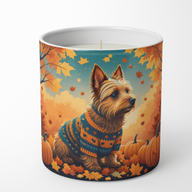 Australian Terrier Fall Decorative Soy Candle