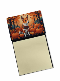 Basenji - Red - Fall Sticky Note Holder