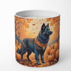 Belgian Sheepdog Fall Decorative Soy Candle