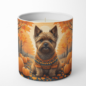 Cairn Terrier Fall Decorative Soy Candle