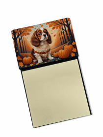 Cavalier King Charles Spaniel 3 Fall Sticky Note Holder