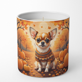 Chihuahua Fall Decorative Soy Candle