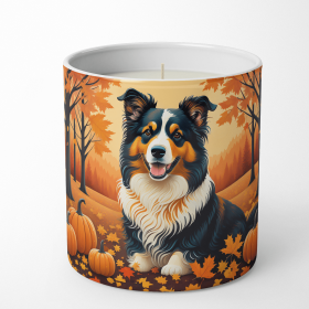 Collie Fall Decorative Soy Candle