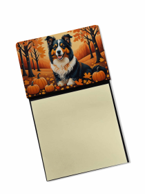 Collie 2 Fall Sticky Note Holder