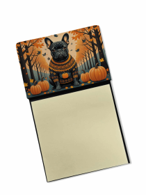 French Bulldog - Black - Fall Sticky Note Holder